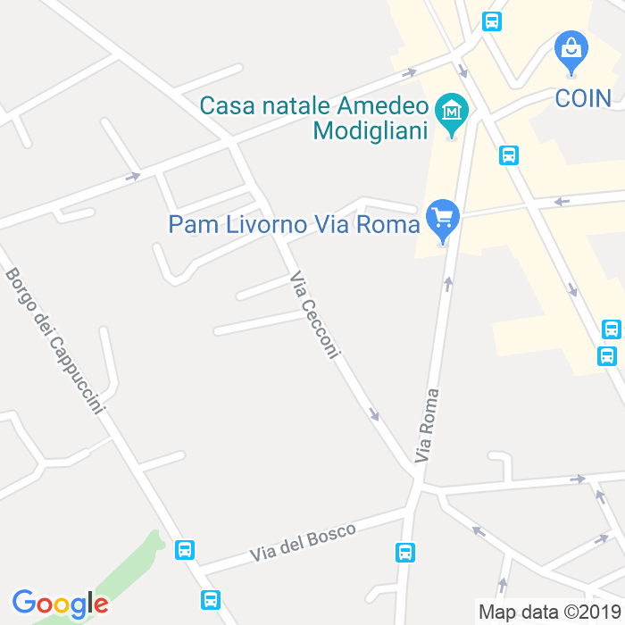 CAP di Via Cecconi a Livorno