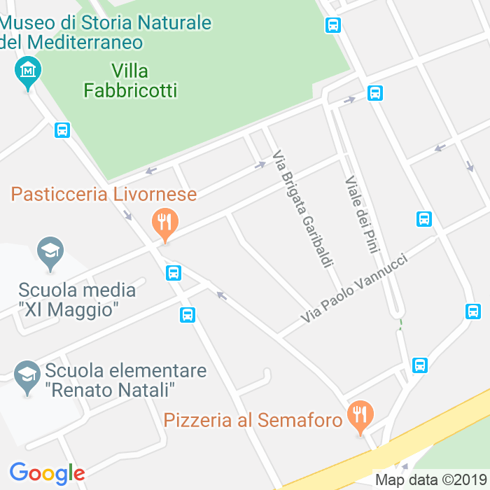 CAP di Via Lanciotto Gherardi a Livorno