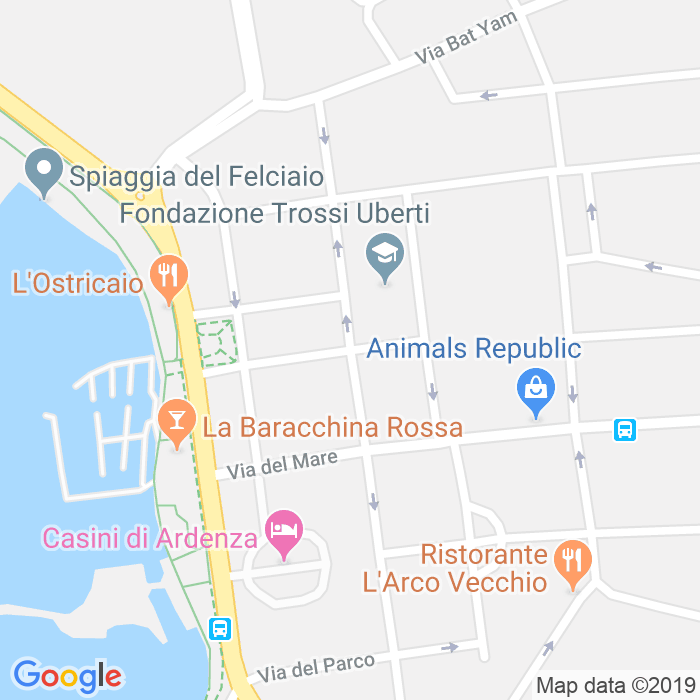 CAP di Via Angelina Tiberini a Livorno