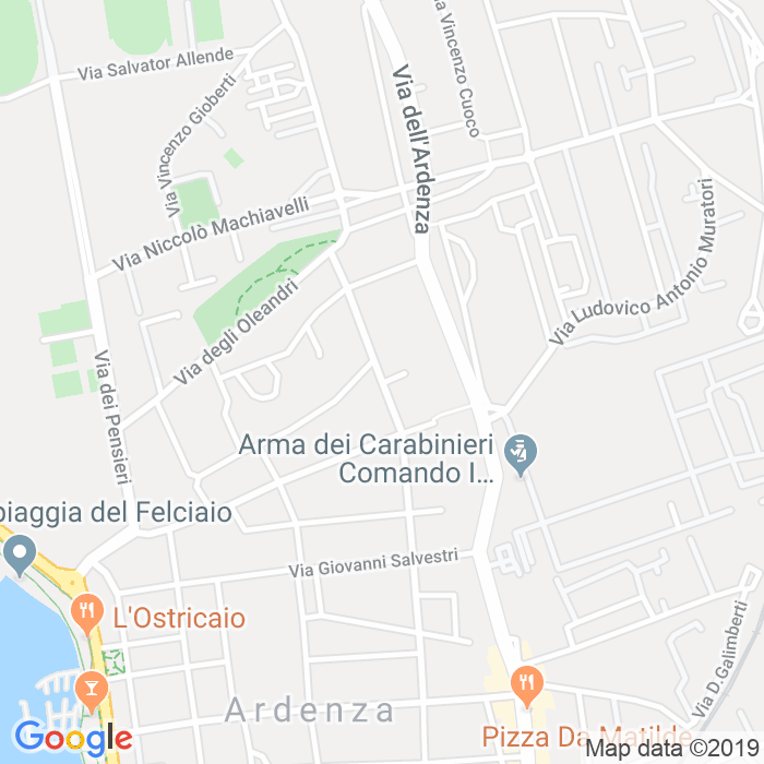 CAP di Via Angiolo Tommasi a Livorno