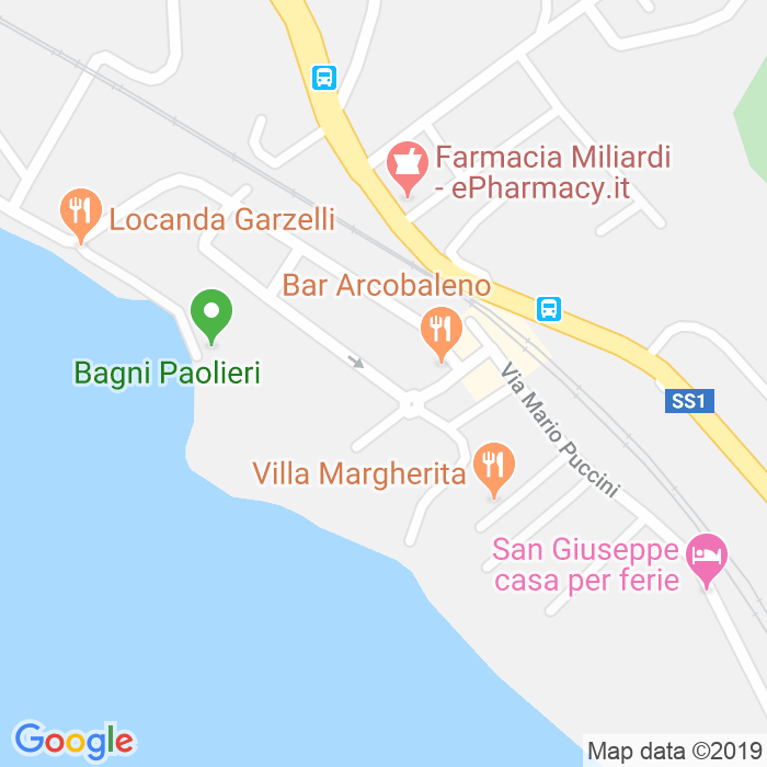 CAP di Via Dei Macchiaioli a Livorno