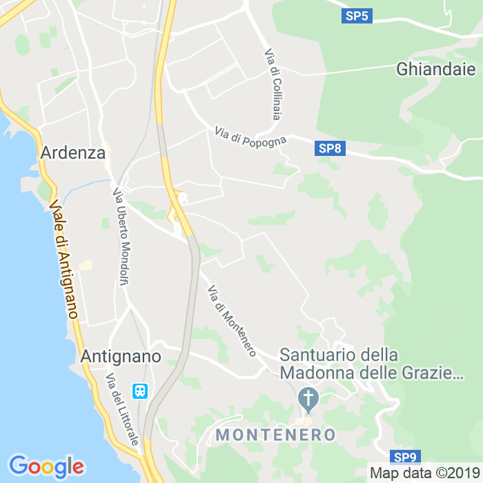CAP di Via Del Pino a Livorno