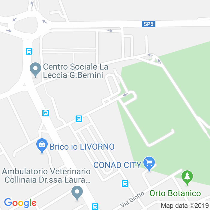 CAP di Via Della Leccia a Livorno