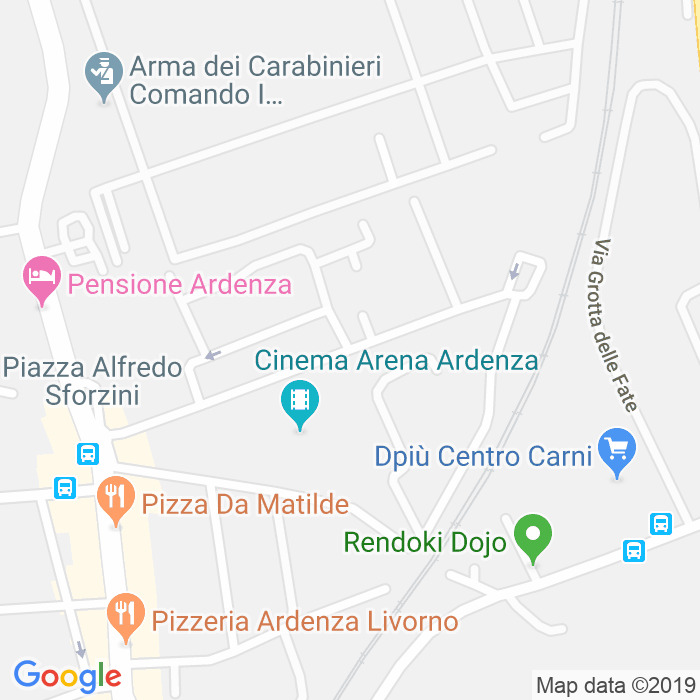 CAP di Via Giuliano Ricci a Livorno