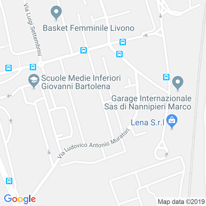 CAP di Via Niccolo'Tommaseo a Livorno