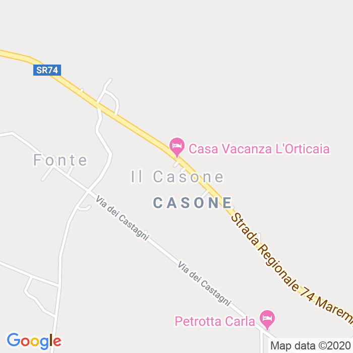 CAP di Il Casone (Casone) a Pitigliano