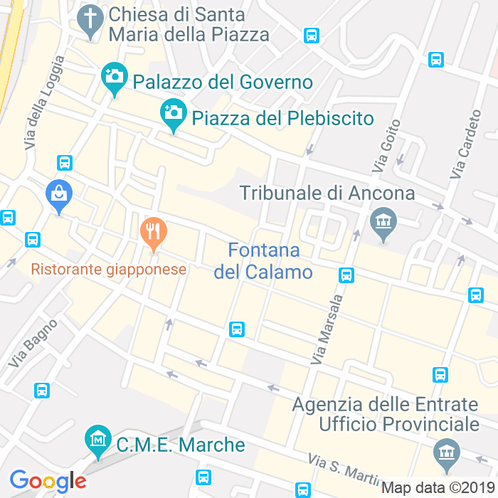 CAP di Corso Giuseppe Mazzini a Ancona