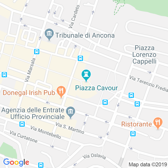 CAP di Piazza Camillo Cavour a Ancona