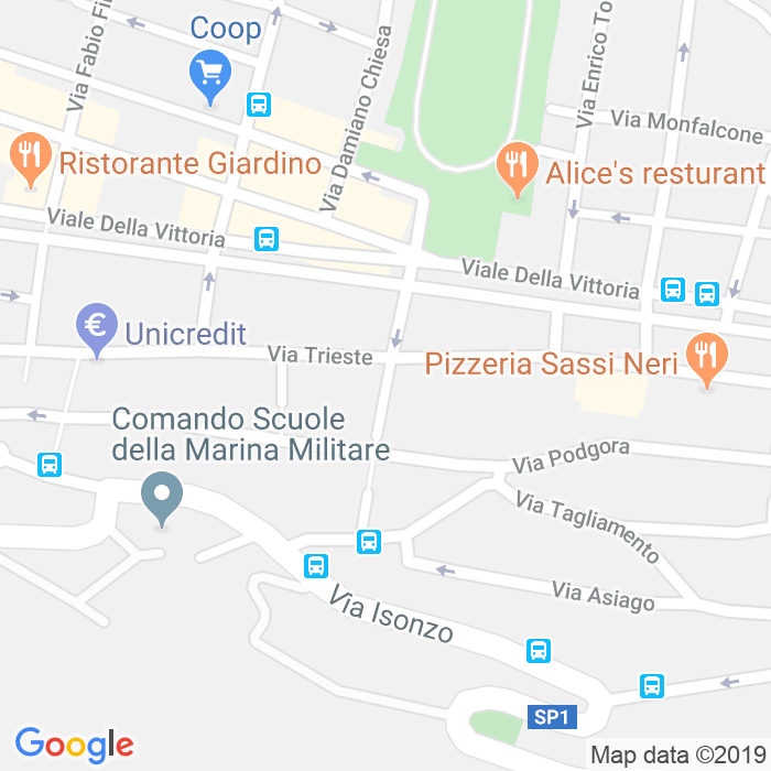 CAP di Via Emilio Bianchi a Ancona