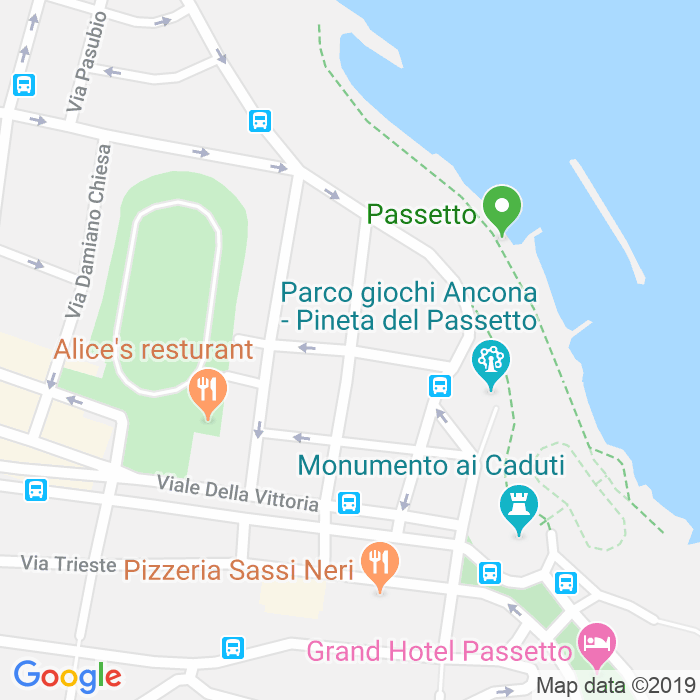 CAP di Via Filippo Corridoni a Ancona