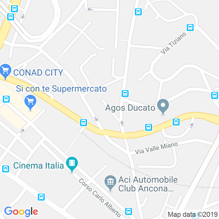 CAP di Via Andrea Lilli a Ancona