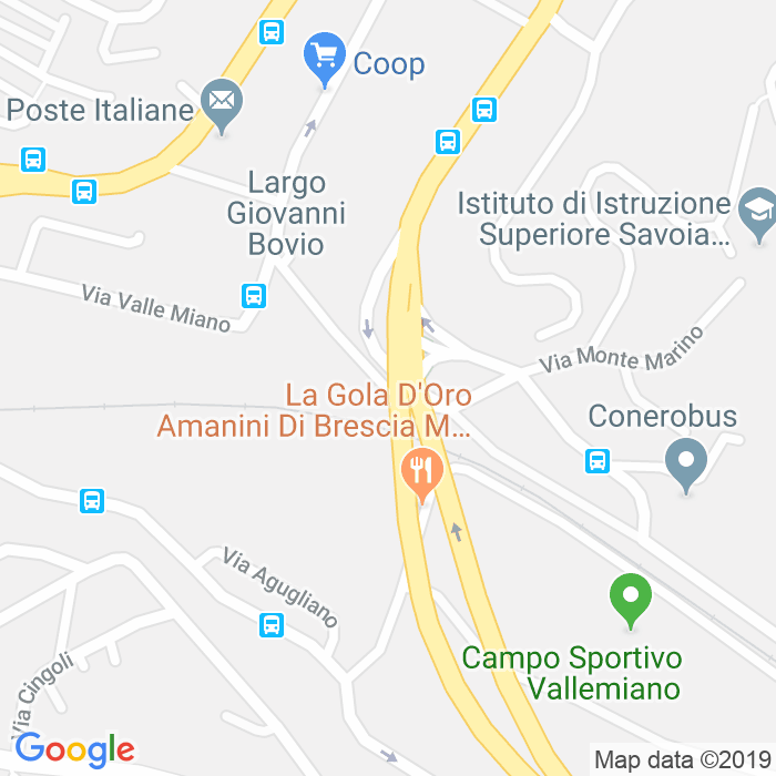 CAP di Via Luigi Paolucci a Ancona