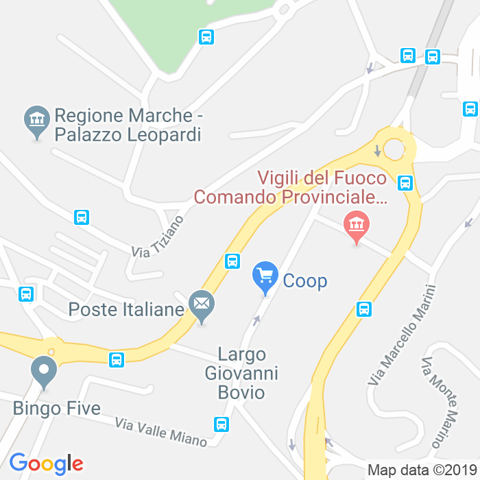 CAP di Via Martiri Della Resistenza a Ancona