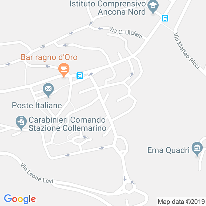 CAP di Via Temistocle Calzecchi Onesti a Ancona