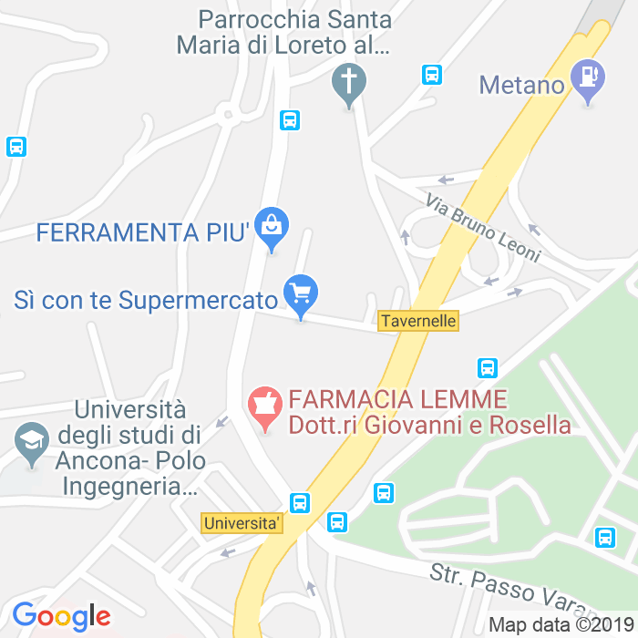 CAP di Via Bartolo Da Sassoferrato a Ancona