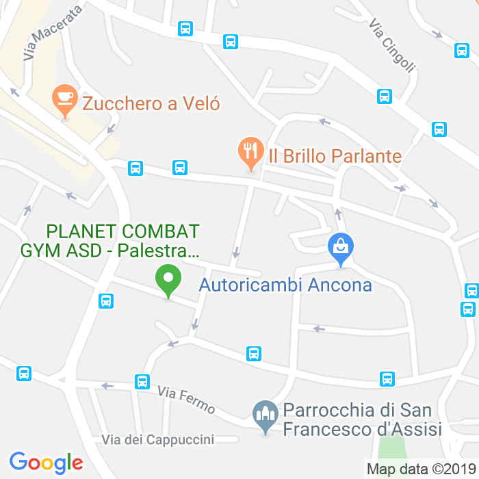 CAP di Via Carisio Ciavarini a Ancona