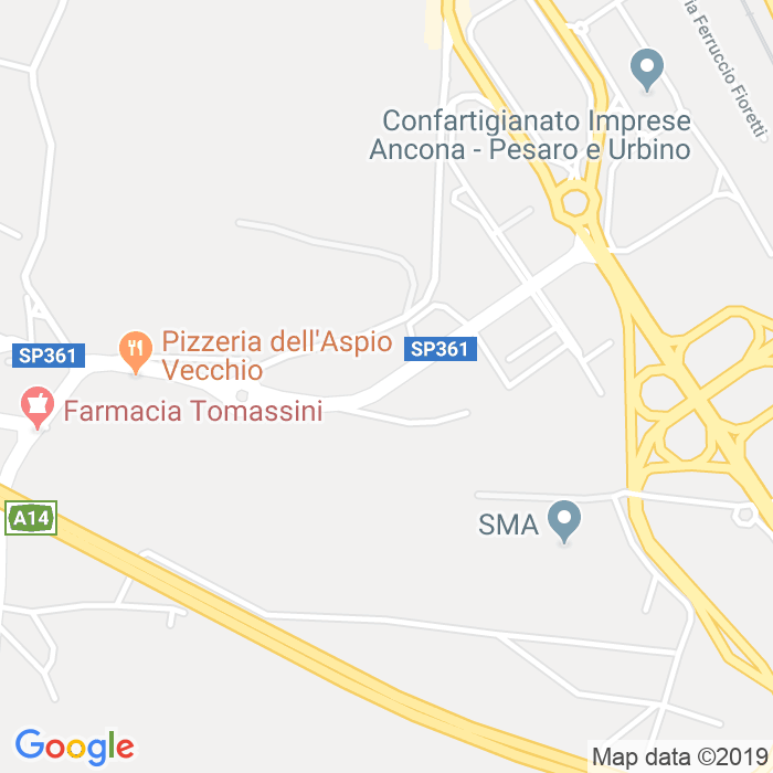 CAP di Via Carlo Antognini a Ancona