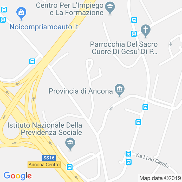 CAP di Via Ezio Tarantelli a Ancona