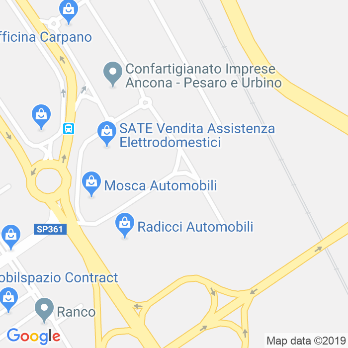 CAP di Via Giorgio Umani a Ancona