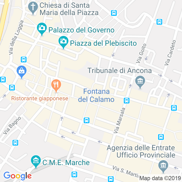 CAP di Via Giuseppe Mazzini a Ancona
