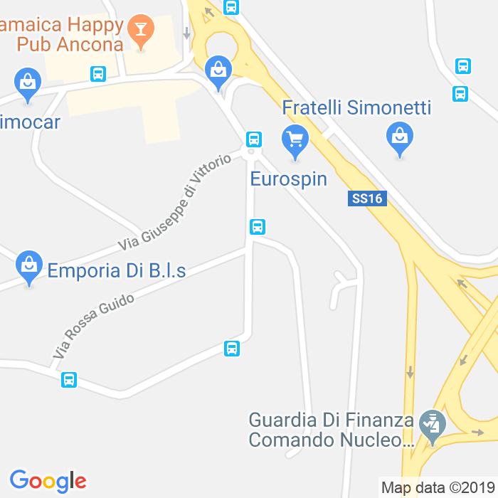 CAP di Via Oliviero Zuccarini a Ancona