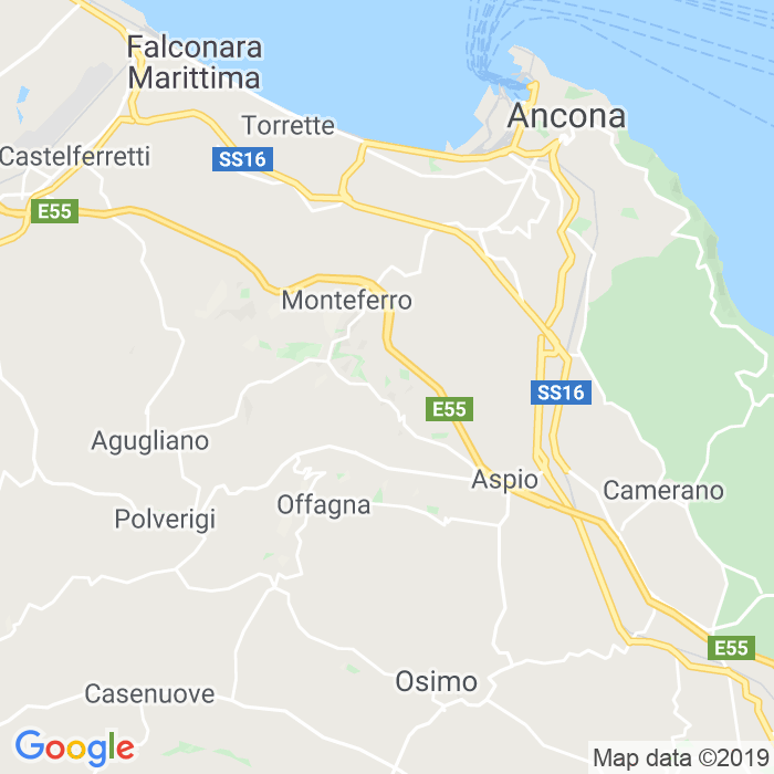 CAP di Via Paolo Borsellino a Ancona