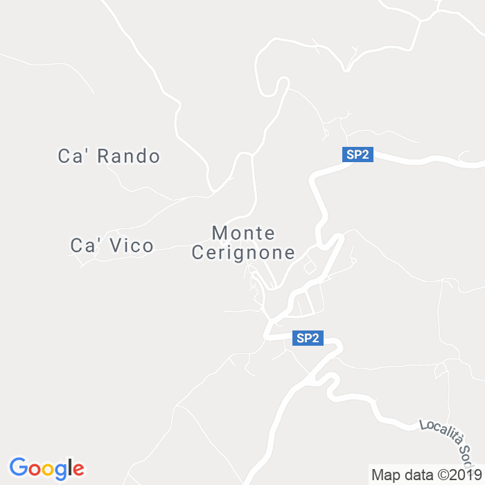 CAP di Monte Cerignone in Pesaro E Urbino