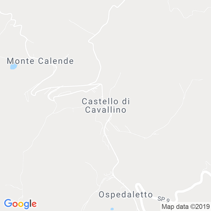 CAP di Castello Di Cavallino (Castelcavallino) a Urbino