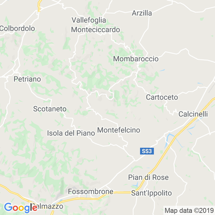 CAP di Montefelcino in Pesaro E Urbino