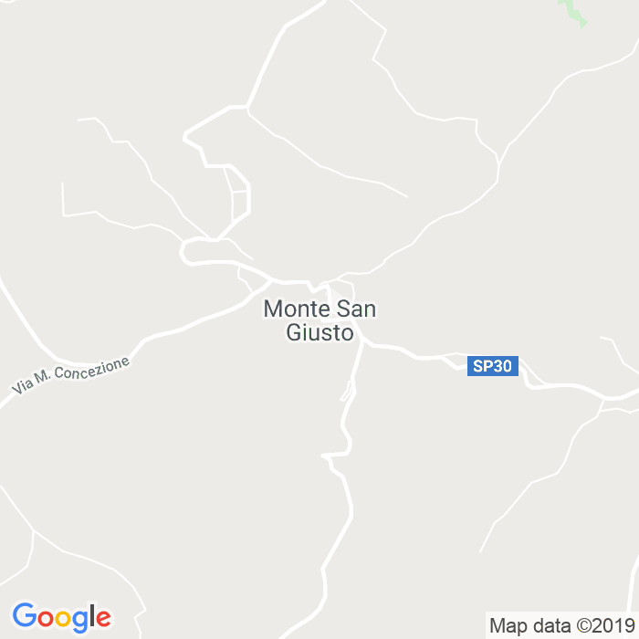 CAP di Monte San Giusto in Macerata