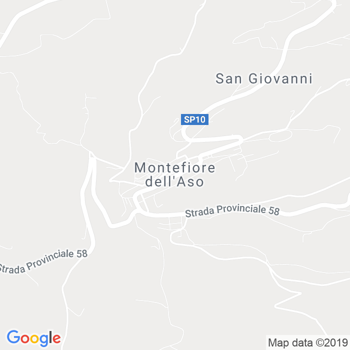 CAP di Montefiore Dell'Aso in Ascoli Piceno