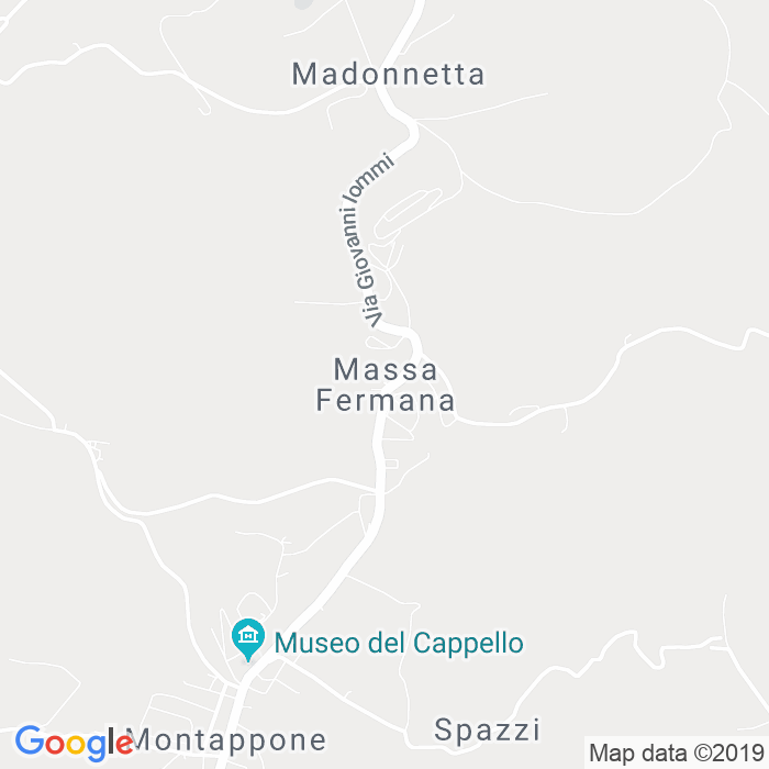 CAP di Massa Fermana in Ascoli Piceno