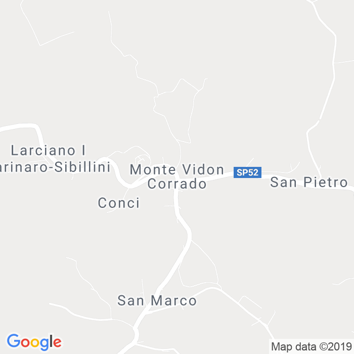 CAP di Monte Vidon Corrado in Ascoli Piceno