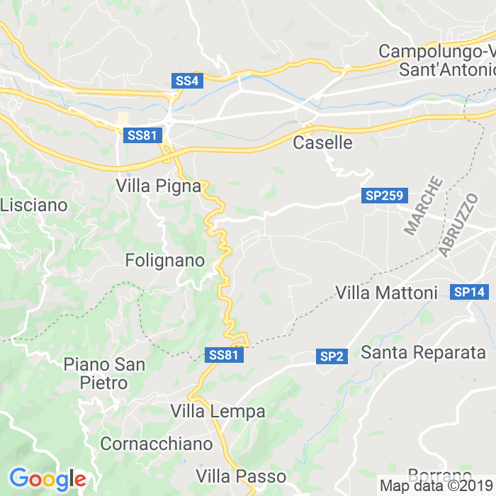 CAP di Folignano in Ascoli Piceno