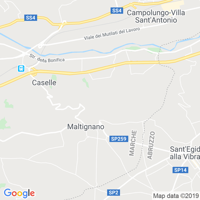 CAP di Maltignano in Ascoli Piceno