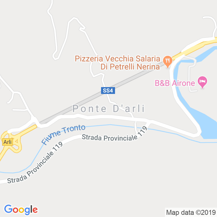 CAP di Ponte D'Arli a Acquasanta Terme