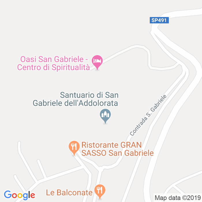 CAP di San Gabriele Dell'Addolorata a Isola Del Gran Sasso D'Italia (Isola Del Gran Sasso)