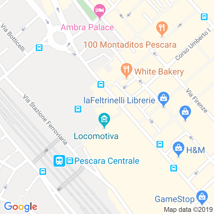 CAP di Piazza Della Repubblica a Pescara
