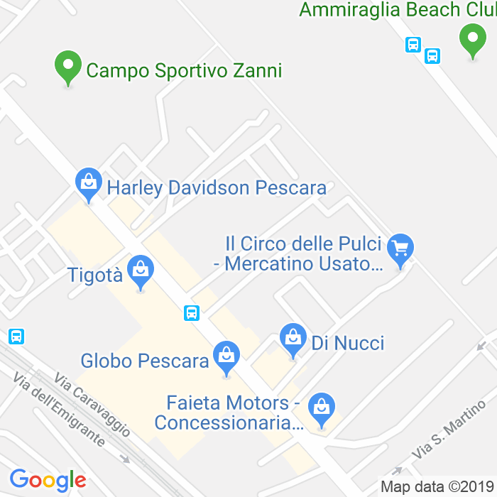 CAP di Via Goffredo Mameli a Pescara