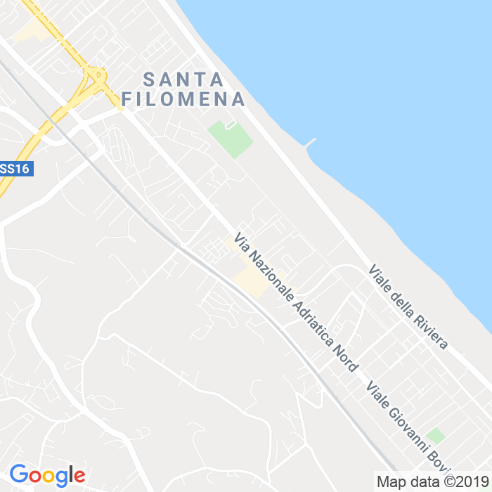 CAP di Via Nazionale Adriatica Nord a Pescara