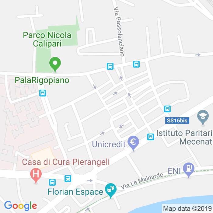 CAP di Via Forca D'Acero a Pescara