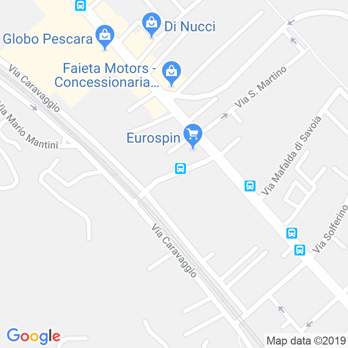 CAP di Via Gian Lorenzo Bernini a Pescara