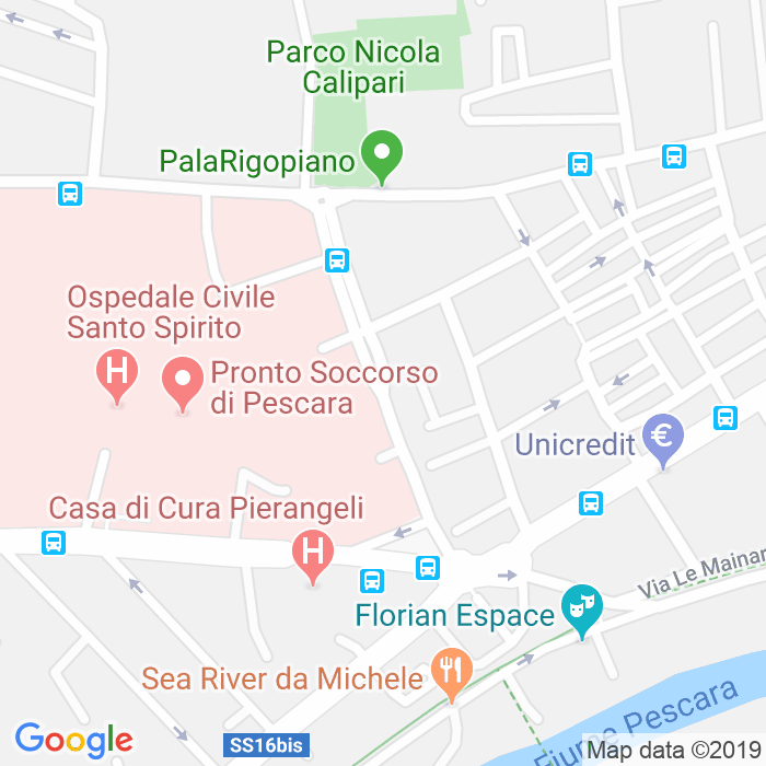 CAP di Via Renato Paolini a Pescara