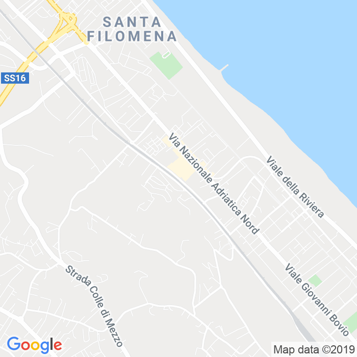 CAP di Via Caravaggio a Pescara