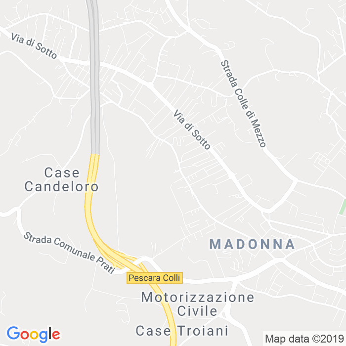 CAP di Via Colle Innamorati a Pescara