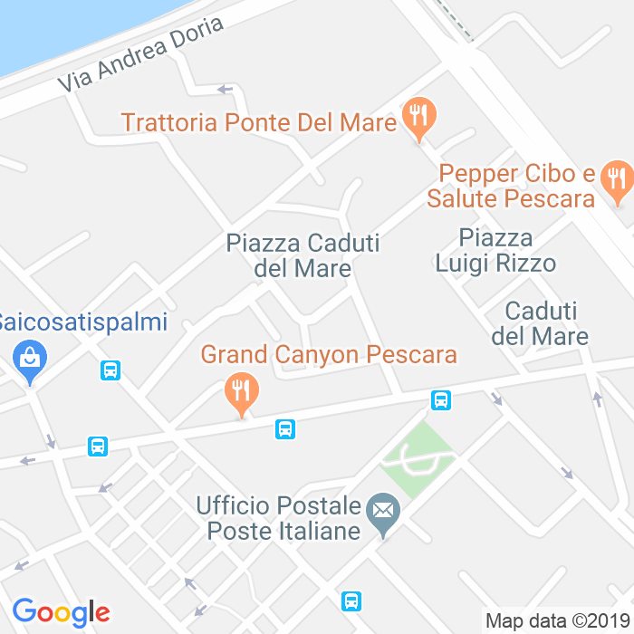CAP di Piazza Caduti Del Mare a Pescara