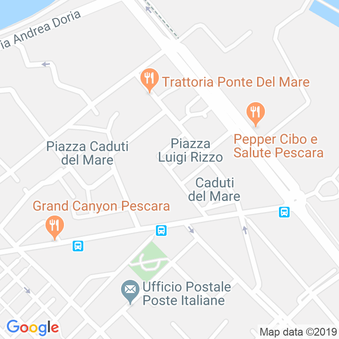 CAP di Piazza Luigi Rizzo a Pescara