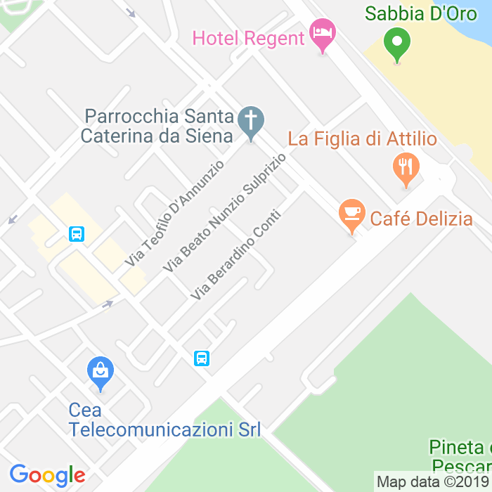 CAP di Via Berardino Conti a Pescara