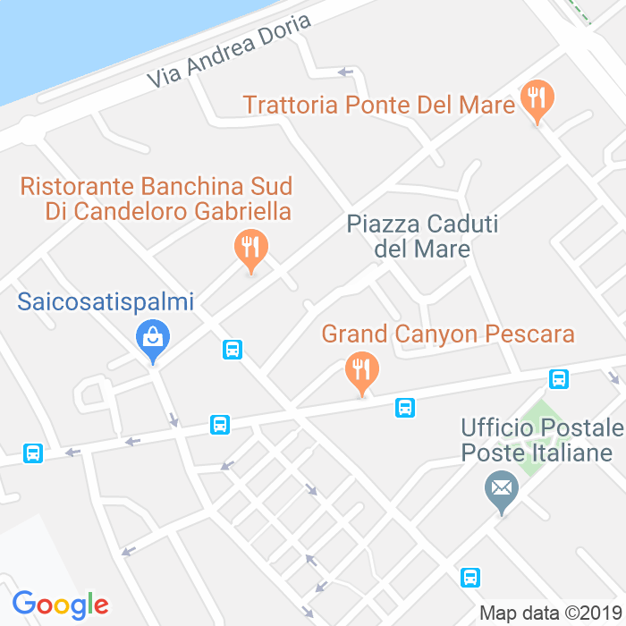 CAP di Via Francesco Caracciolo a Pescara