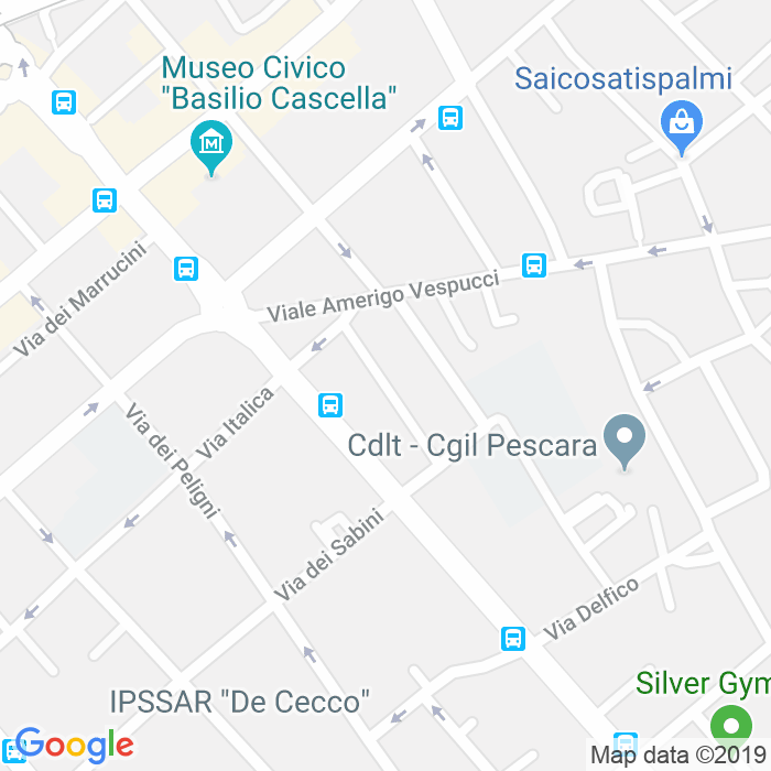 CAP di Via Nicola Da Guardiagrele a Pescara